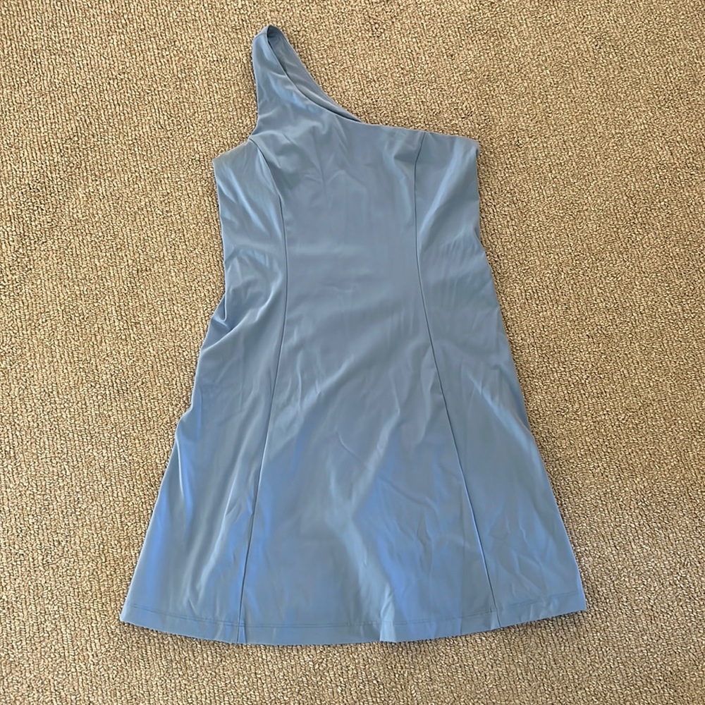 Outdoor Voices one shoulder workout dress